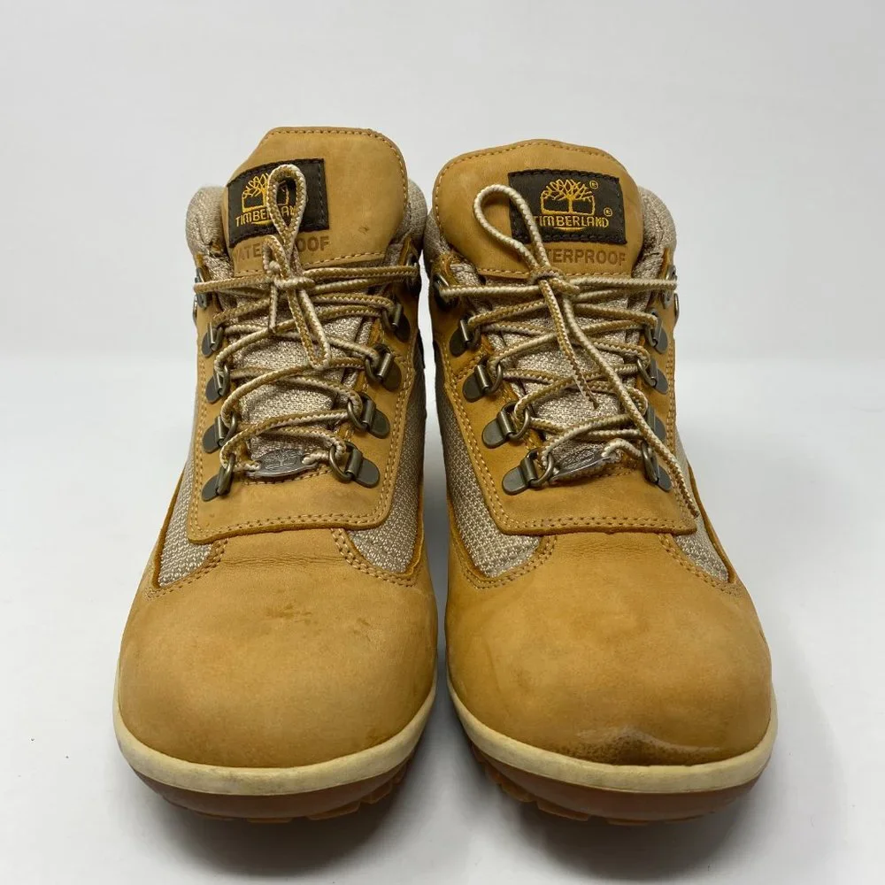 Timberland Waterproof Ankle Boots Hiking Outdoor Genuine Leather Shoes Size 8M